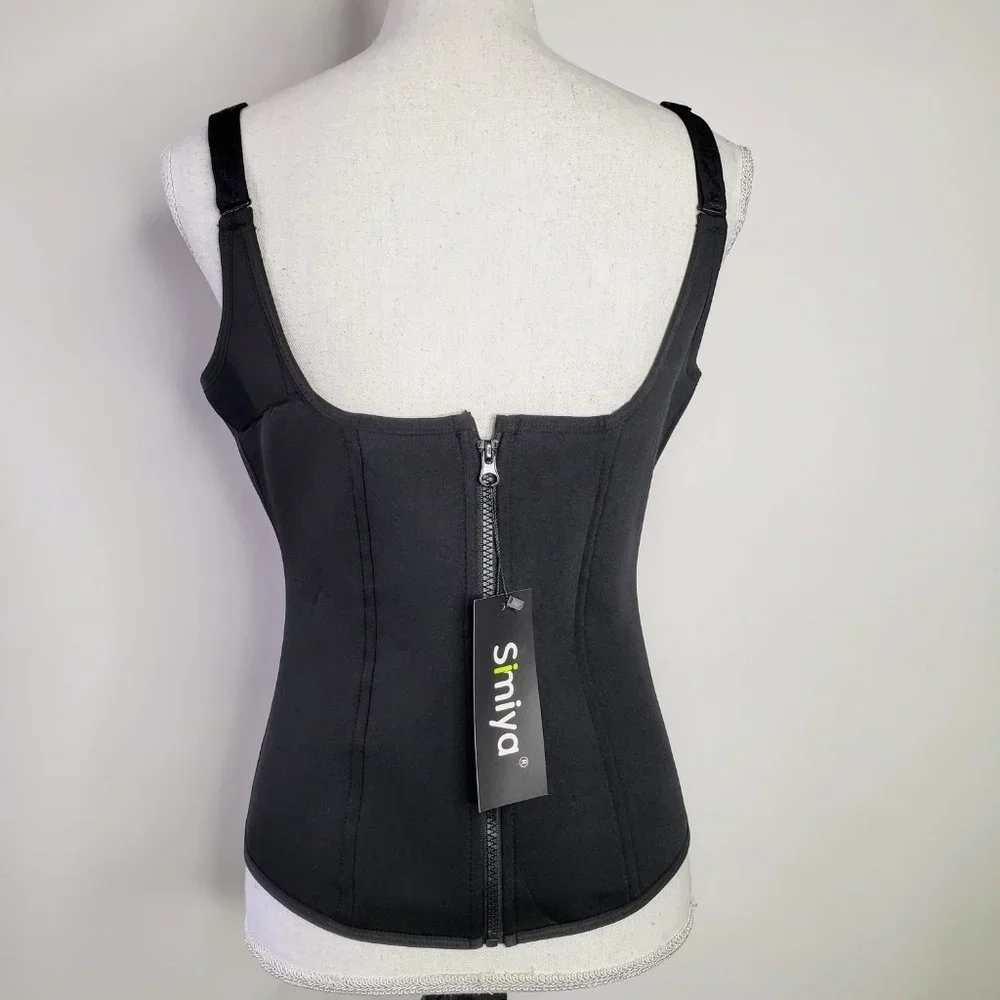 Simiya Women's Shapewear Waist Trainer Black XXL‎